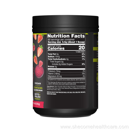 Beets Powder Delicious Mixed Berry Concentrated Supplement